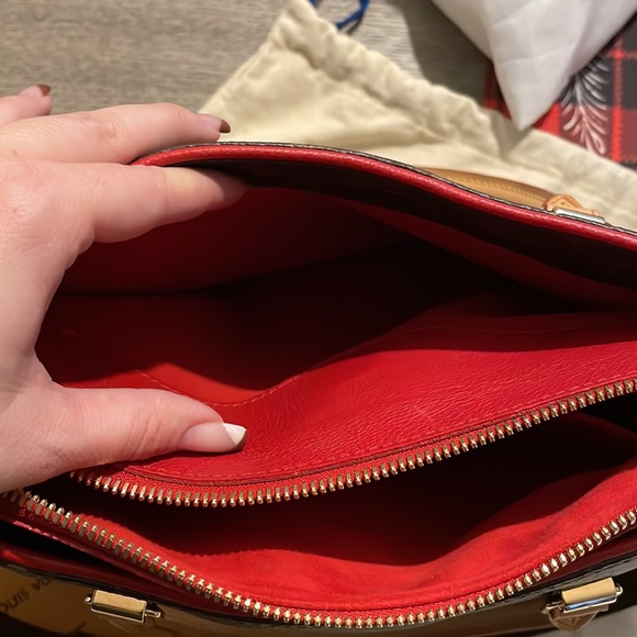 Limited addition Pallas MNG Cerise Louis Vuitton handbag in red worn twice 🔥! - Picture 7 of 11